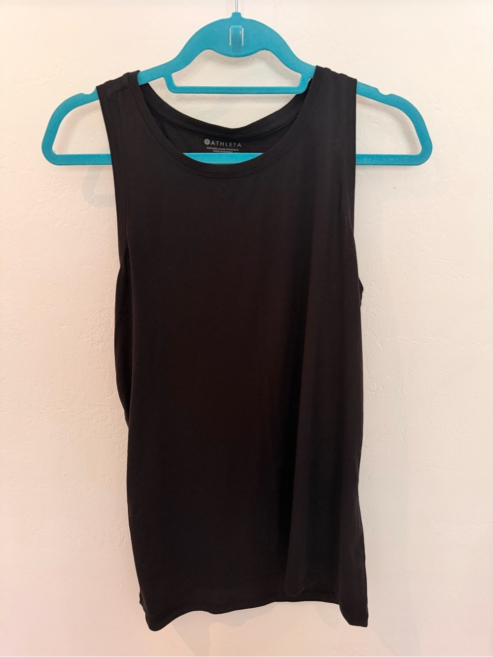 Athleta Black Sleeveless Muscle Tank